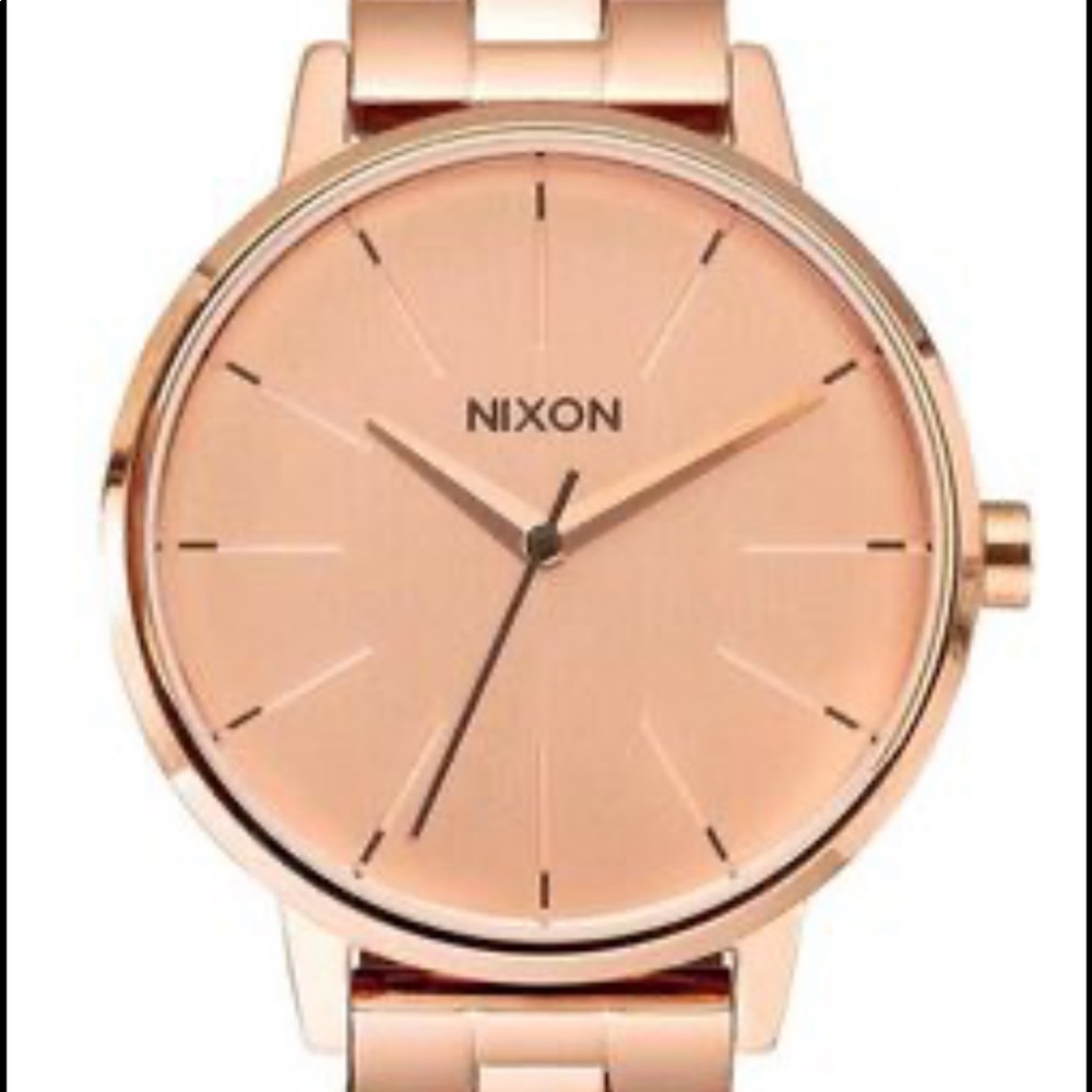 Brand new rose gold Nixon watch worn once